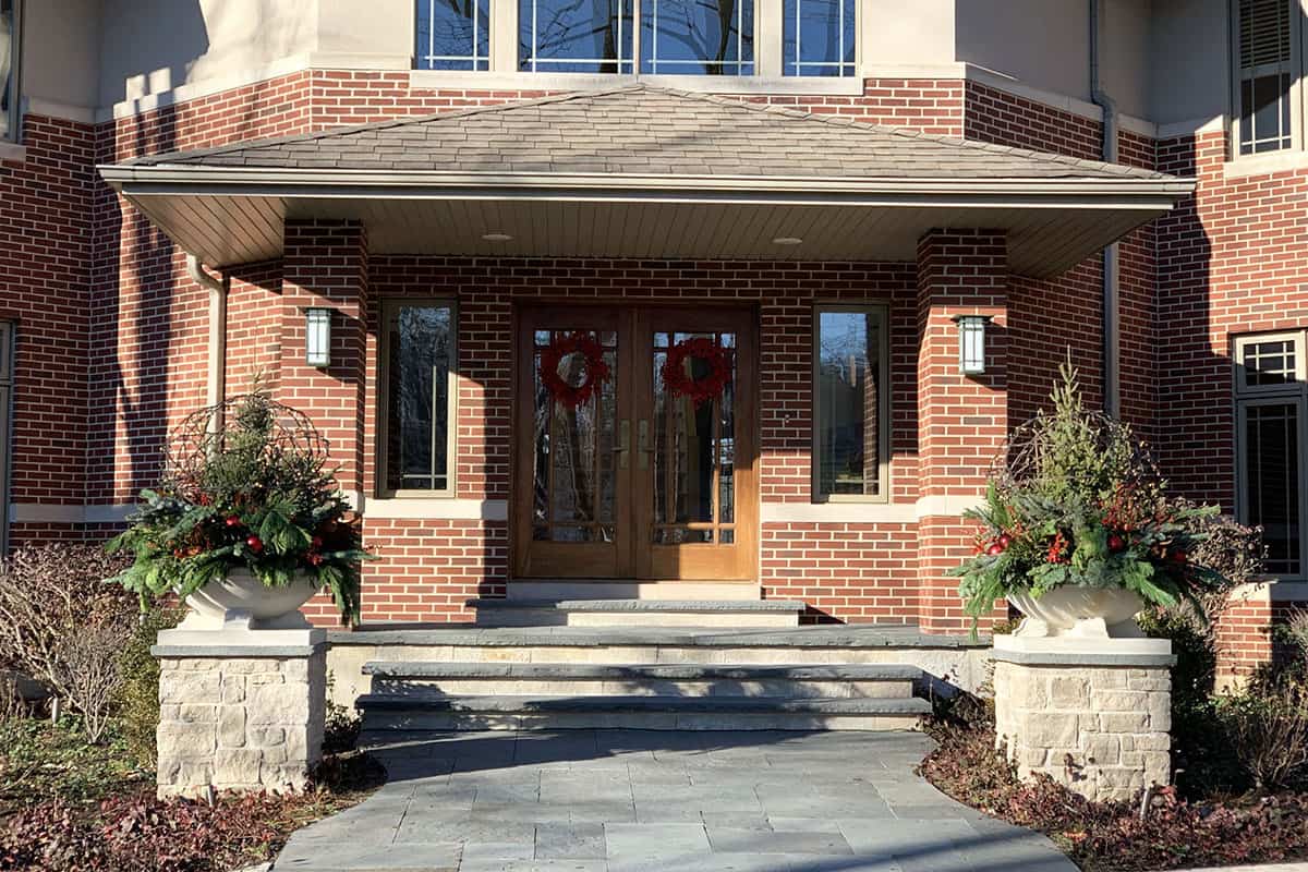 winter holiday containers lake forest il